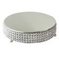 SS Sparkle 14" Round Cake Plateau